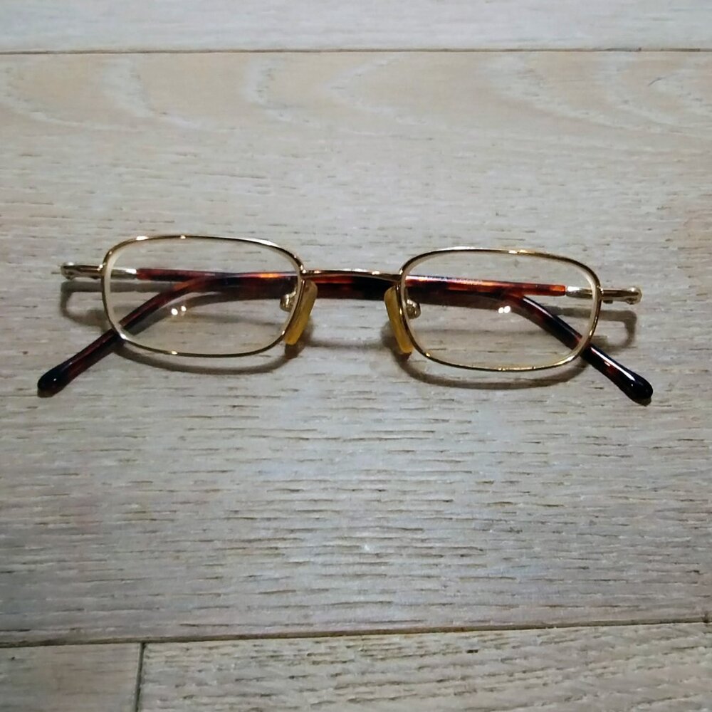 Vintage Akira S Gold Youth Eyeglass Frames